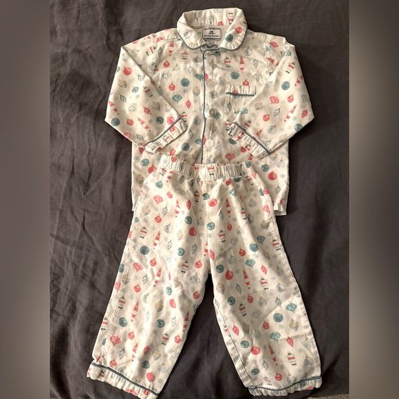 Petite Plume Kids Christmas Ornament Pajamas, 3T - Picture 3 of 9